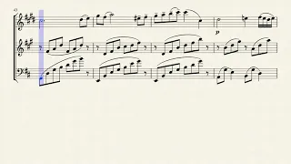 Jules Massenet: Meditation de Thais arr. for three instruments