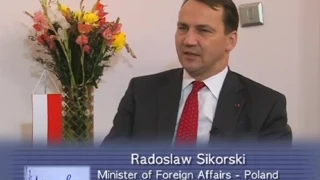 Radoslaw Sikorski, Poland's Foreign Minister - interview with Vickram Bahl