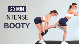 20 Min BOOTY BUILDING WORKOUT + Dumbbells |  Grow your Glutes | No Jumping, No Repeat