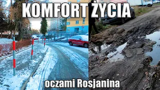 Komfort życia w Polsce | Różnica między infrastrukturą polską a rosyjską, w lód, śnieg