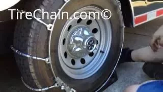 TireChain.com Truck/SUV Cable Tire Chains Installation