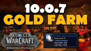 NEW 10.0.7 Solo Gold Farm, Farming Steady Gold & Transmogs WoW