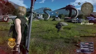 Ignis Protects Prompto