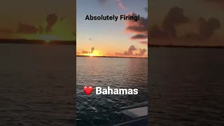 Bahamas sunsets are the dream. Firing over Georgetown. #shorts #youtubeshorts #sailing_zephyr