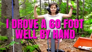 Off Grid YouTube Family of Girls Step up to Help Dad Drive a Well | Fabricating Off Grid Well Tools