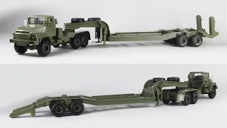 1/72 KrAZ-260B military cargo truck Part 1 - unboxing and detailed review