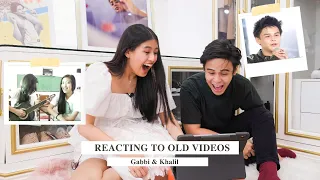 REACTING TO SUPER CRINGE OLD VIDEOS + GIVEAWAY WINNERS! | Gabbi Garcia & Khalil Ramos