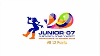 Junior Eurovision 2007 All 12 Points