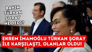 Ekrem İmamoğlu Türkan Şoray ile karşılaştı, olanlar oldu! Bakın Türkan Şoray İmamoğlu'na ne dedi?