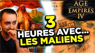 Age Of Empires 4 ⚔️ | 3HEURES AVEC... LES MALIENS ! [Gameplay & Astuces]