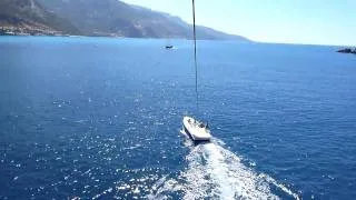 Parasailing at Oludeniz - Dave