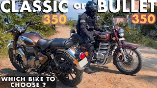 WHAT SHOULD YOU BUY? ROYAL ENFIELD BULLET 350 OR CLASSIC 350 REBORN | PRICE DIFFERENCE ?