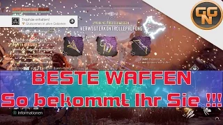 Horizon Zero Dawn Guide: Die besten Waffen - Glutsonnen Jagdprüfungen Trophy Guide