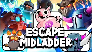 How to ESCAPE Mid-Ladder😎(6500+) -Clash Royale