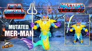 MOTU Origins Turtles of Grayskull Mutated MER-MAN Figure with Parts Swapping Review!
