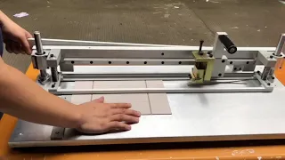 manual cardboard grooving machine