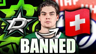 THIS DALLAS STARS TOP PROSPECT JUST GOT BANNED From His National Team (Lian Bichsel, Switzerland)