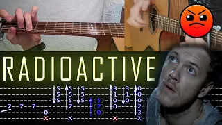 Как играть 'Imagine Dragons - Radioactive' на гитаре [ТАБЫ] Fingerstyle