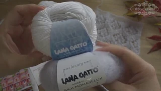 Lana Gatto мохер на шелке и хлопок! Обзор супер-пряжи!