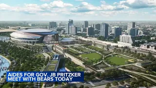 Chicago Bears meet with aides for Governor JB Pritzker about new lakefront stadium proposal