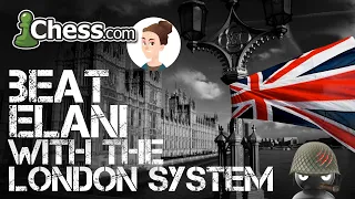 Beat chess.com's Elani bot (400) with the London System