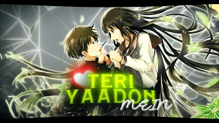 Teri Yaadon Mein 💔 [Slowed + Reverb] Sad Love Story | 「AMV/EDIT」 | Ft. Hyouka [ Lofi Song ] !