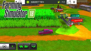 How to fs 18 different crop chatting corn 🌽 with loading and farming simulator 18