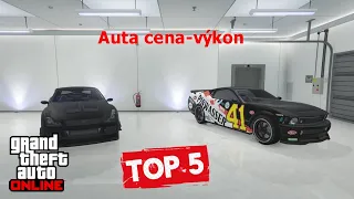 TOP 5 aut v poměru CENA-VÝKON v GTA ONLINE｜CZ/SK