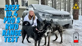 2023 VW ID.4 Pro S RWD Cold Climate Range Test | Our First Family Road Trip In Our New Electric SUV!