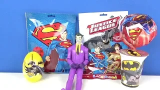 Superhelden Justice League Überraschungspaket Joker und Batman Überraschungsei Puzzlespiel Knetvideo