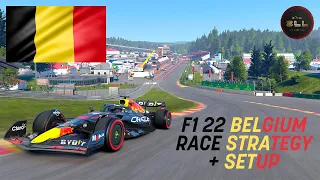 F1 22 | BELGIUM SPA | HOTLAP | RACE STRATEGY + SETUP!