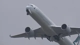 PURE BIG Aircraft Taking Off At Schiphol Airport 4x B747, 3x A330, 2x B777, B767, B787, A350