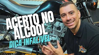 4MM NO ÁLCOOL! DICA DE CARBURADOR PARA ACERTO FINO!! Ep1