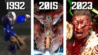 The Evolution of Mortal Kombat Boss's Death Animations! (1992-2023)