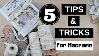 5 Must-Know Macrame Tips for Beginners