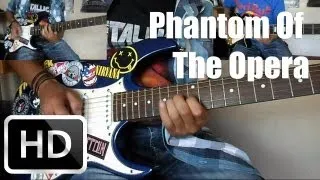 Iron Maiden Phantom of the Opera guitar cover with solos (+lyrics) HD