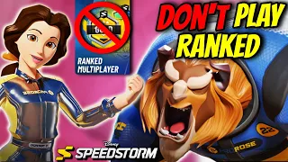 Why You SHOULDN'T Play Ranked In Disney Speedstorm