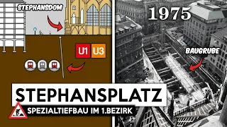 Spezialtiefbau unter dem Stephansdom! | So wurde die U-Bahn-Station Stephansplatz in Wien gebaut!