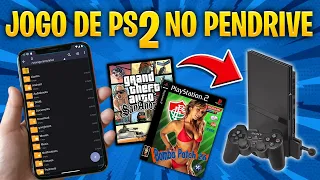 COMO COLOCAR JOGOS DE PS2 NO PENDRIVE PELO CELULAR | SÓ PLUGAR E JOGAR !