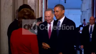 INAUGURATION-PRESIDENT OBAMA ARRIVES AT CAPITOL