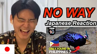 "10 RARE Animals Only Found in the Philippines 🇵🇭"Japanese Reaction