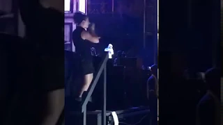 Rap God in sign language at the 2018 Firefly Music Festival