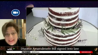Divorce Amendment Bill signed into law I Seehaam Samaai