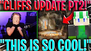 Philza REACTS TO CAVES AND CLIFFS MINECRAFT UPDATE!