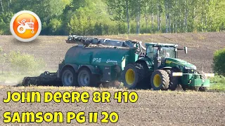 Slurry 2024 | John Deere 8R 410 & Samson PG II 20 slurry tank