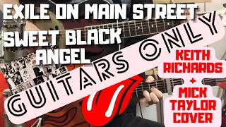 The Rolling Stones - Sweet Black Angel (Keith Richards + Mick Taylor Cover) Isolated Guitar Parts
