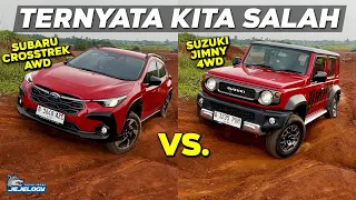 PERBEDAAN MOBIL AWD & 4WD. ADA YANG SUKA SALAH KAPRAH. | SUBARU CROSSTREK & SUZUKI JIMNY