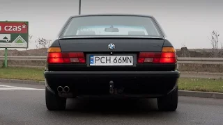 BMW E32 exhaust sounds