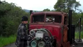 Watch this 453 T Detroit Diesel RUN AWAY!!!