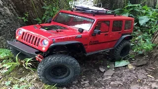 AXIAL SCX10 ii JEEP RUBICON OFFROADING DAY